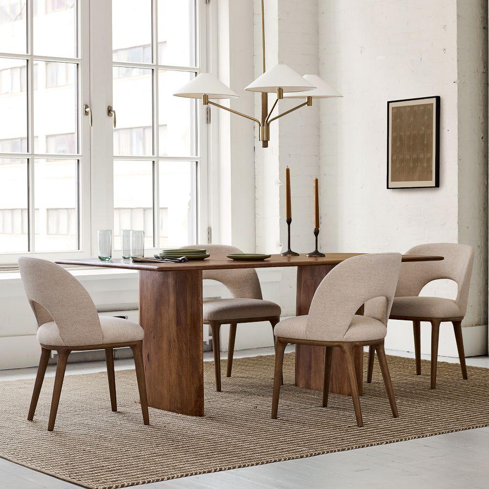 Anton Solid Wood Dining Table (183 cm - 218 cm) - West Elm Australia